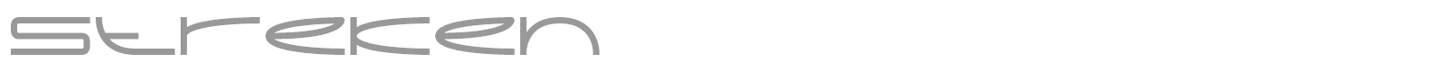 Streken font preview